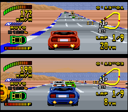 Top Gear 2 (Europe) In game screenshot